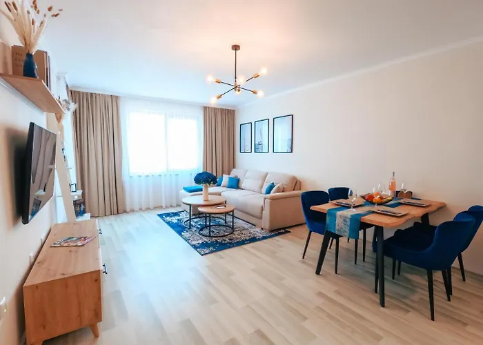 Blue Marine Apartment, Complex Carpe Diem Balchik, Free Parking