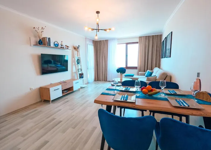 شقة Blue Marine Apartment, Complex Carpe Diem Balchik, Free Parking بالشيك